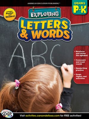 cover image of Letters & Words, Grades PK - K